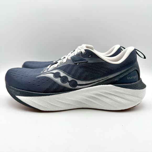 Saucony Mens Triumph 22 Running Sneakers US 10 M EU 44 Blue White Athletic NIB - Picture 8 of 12